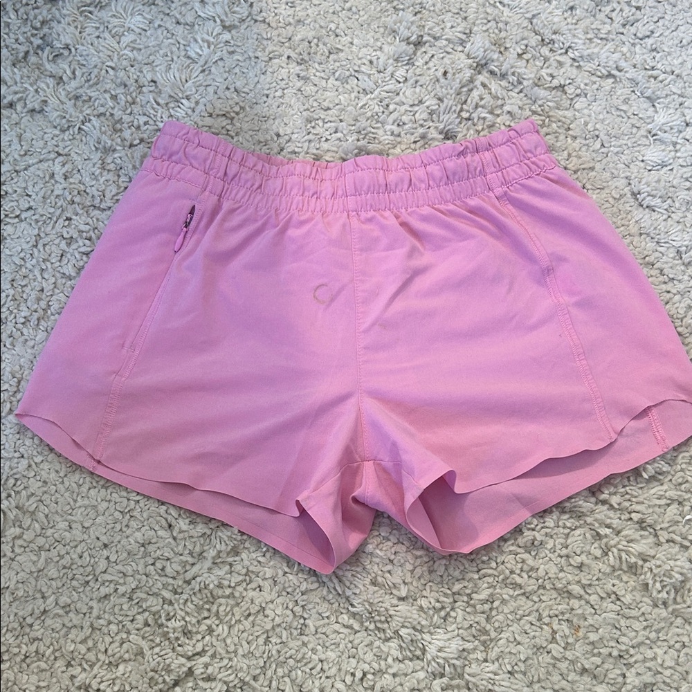 Athleta Light Pink Athletic Shorts